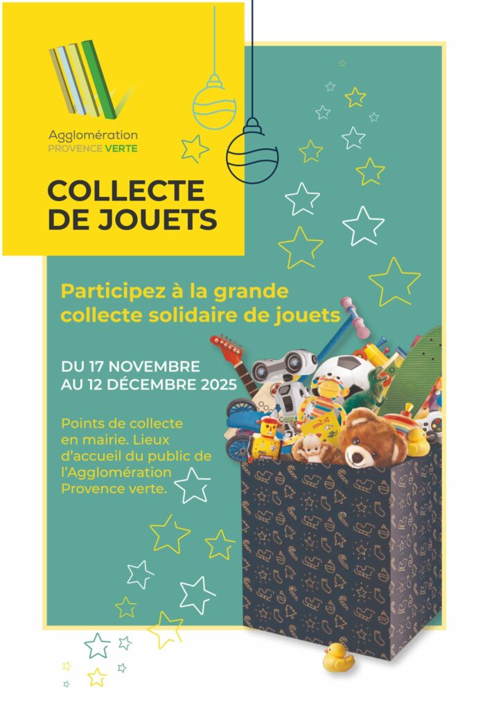 Lire la suite à propos de l’article Collecte solidaire de jouets à partir du 17 novembre 2025